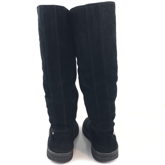 Jimmy Choo Suede Knee High Flat Boots Sz 35.5 - Picture 6 of 15